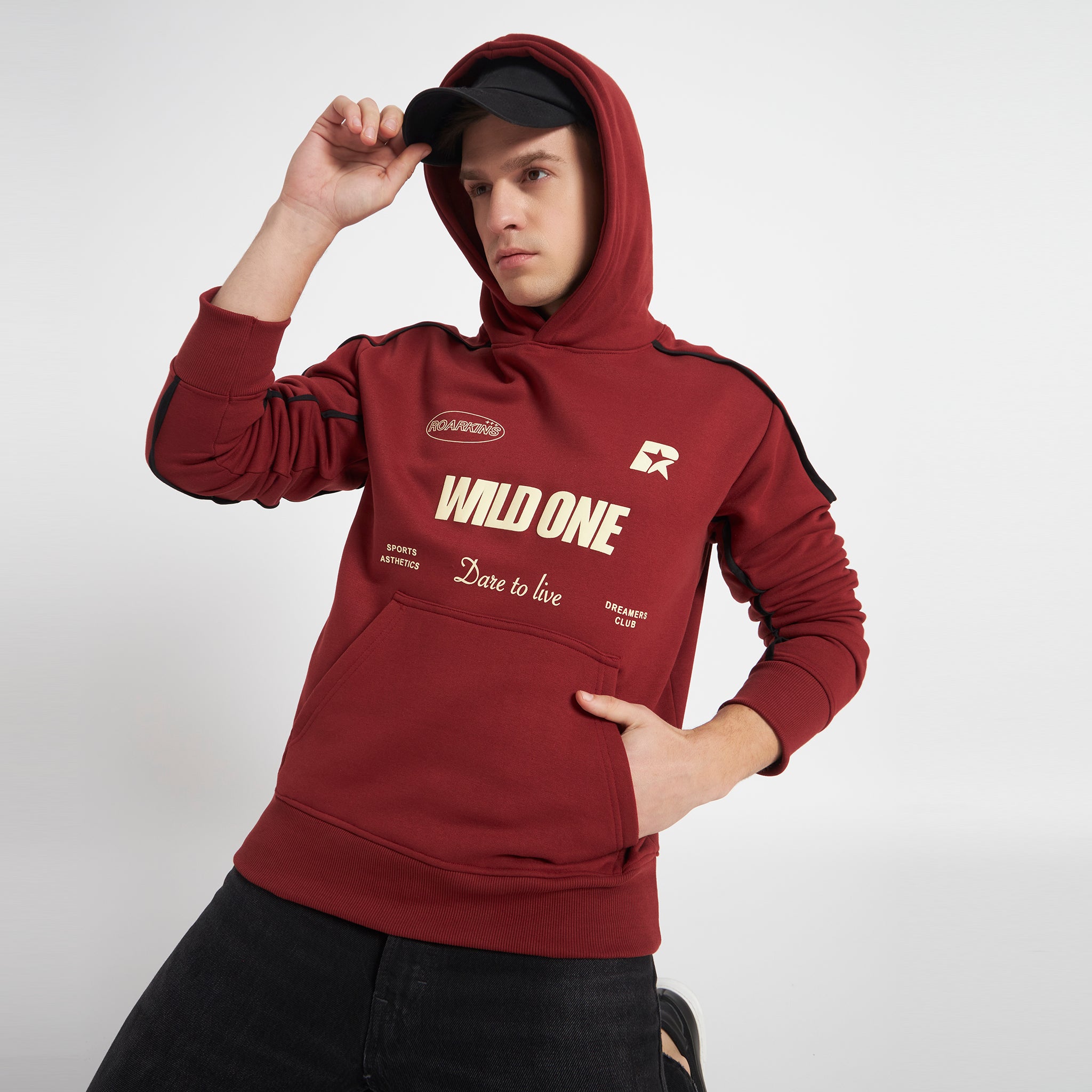 Wild One Hoodie Red