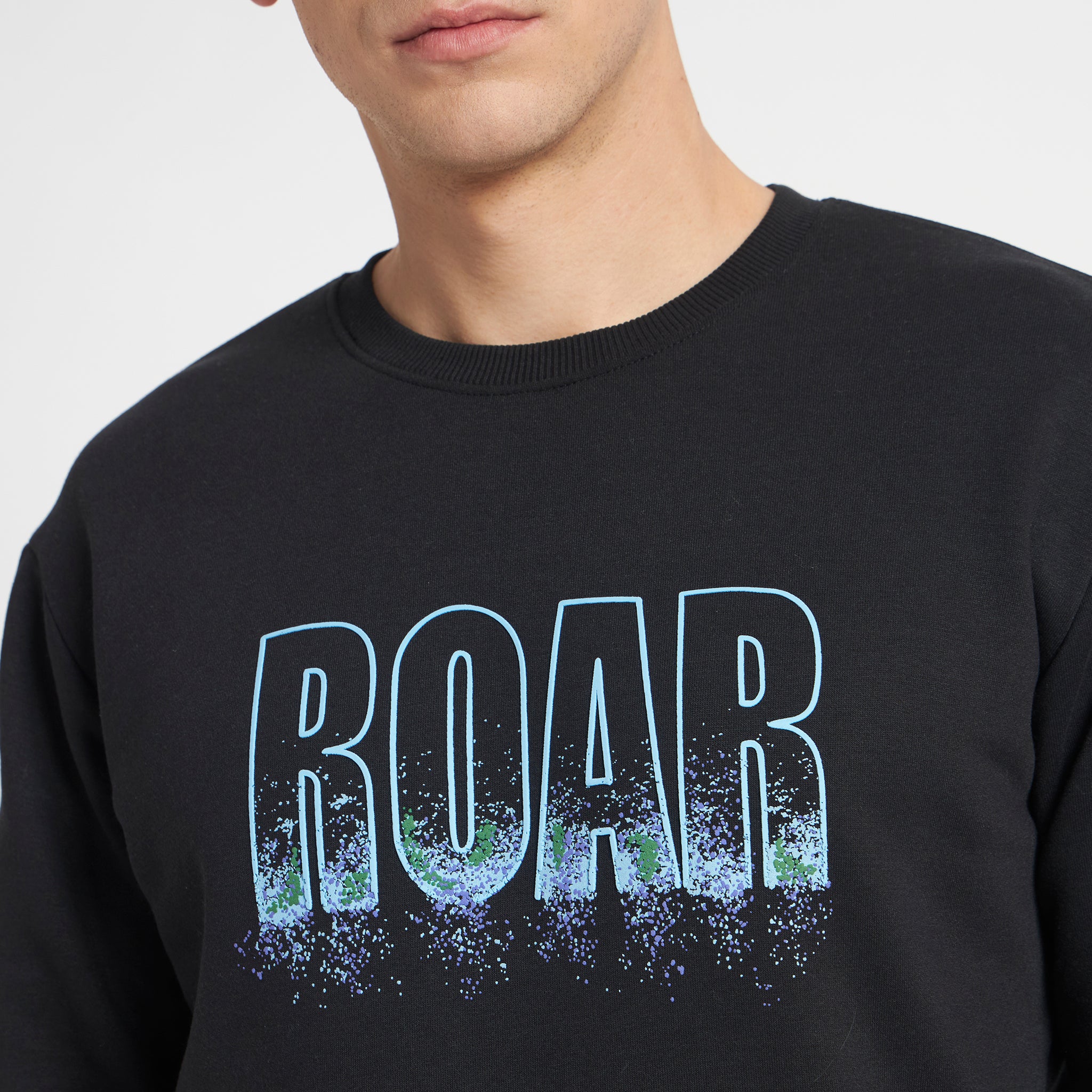 The Galaxy Dust Sweatshirt Black