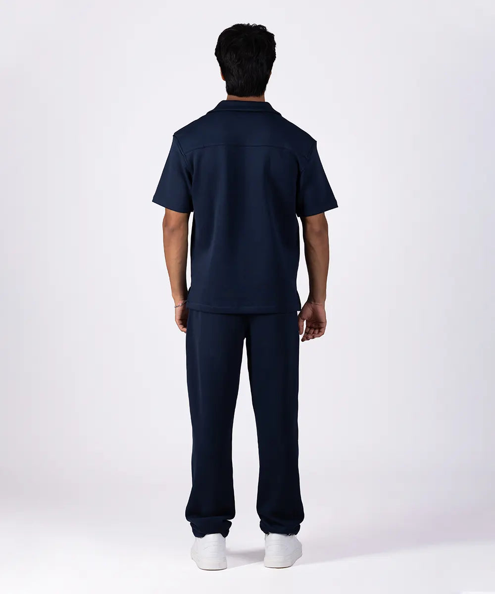 INTERLOCK BLEND RESORT COLLAR SHIRT