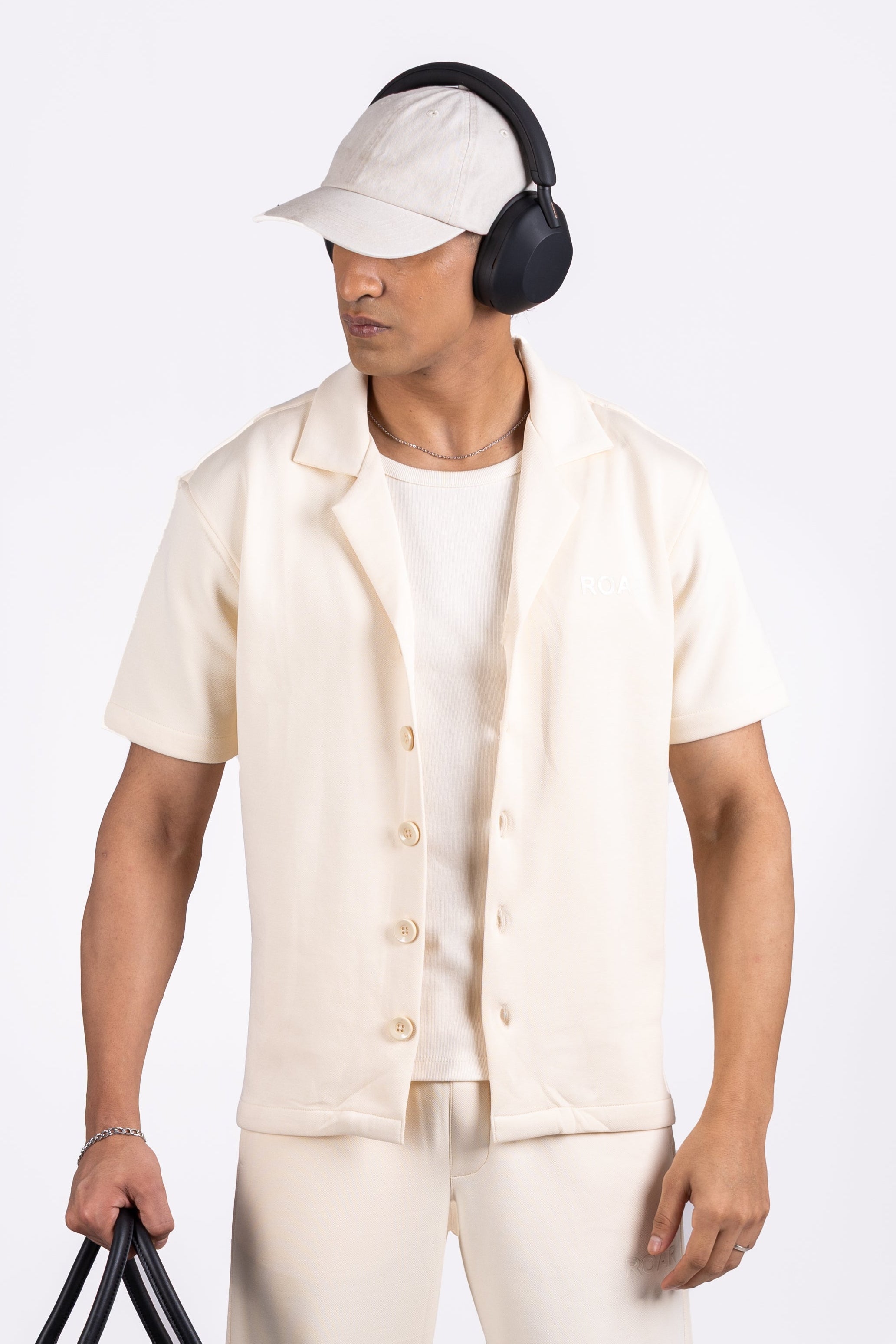 INTERLOCK BLEND RESORT COLLAR SHIRT