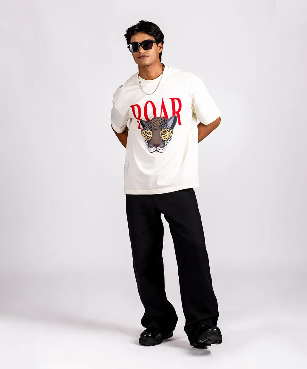 LEOPARD COTTON JERSEY T-SHIRT