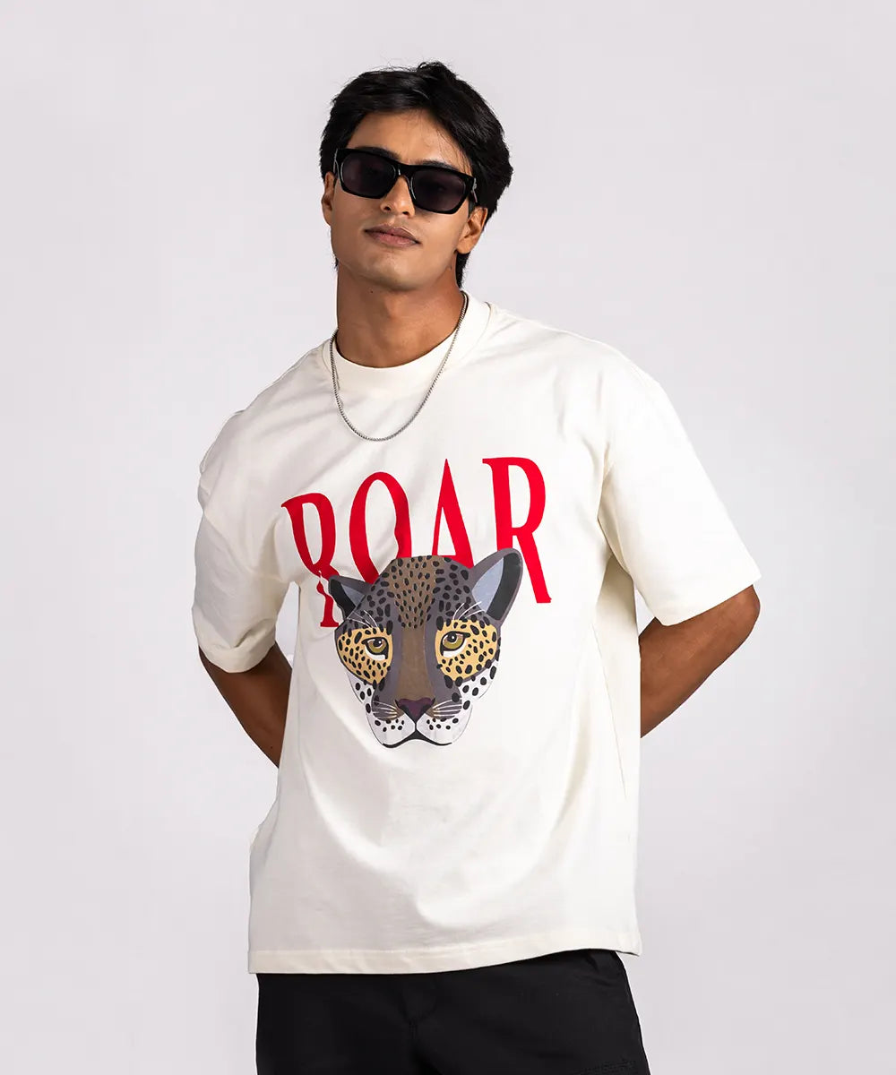 LEOPARD COTTON JERSEY T-SHIRT