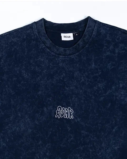 Washed Embroidery Cotton Jersey T-Shirt