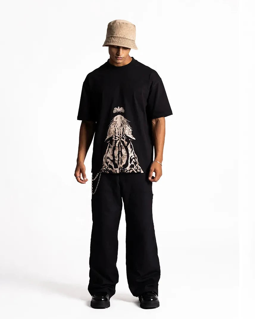 Fly-Leopard Cotton Jersey T-Shirt