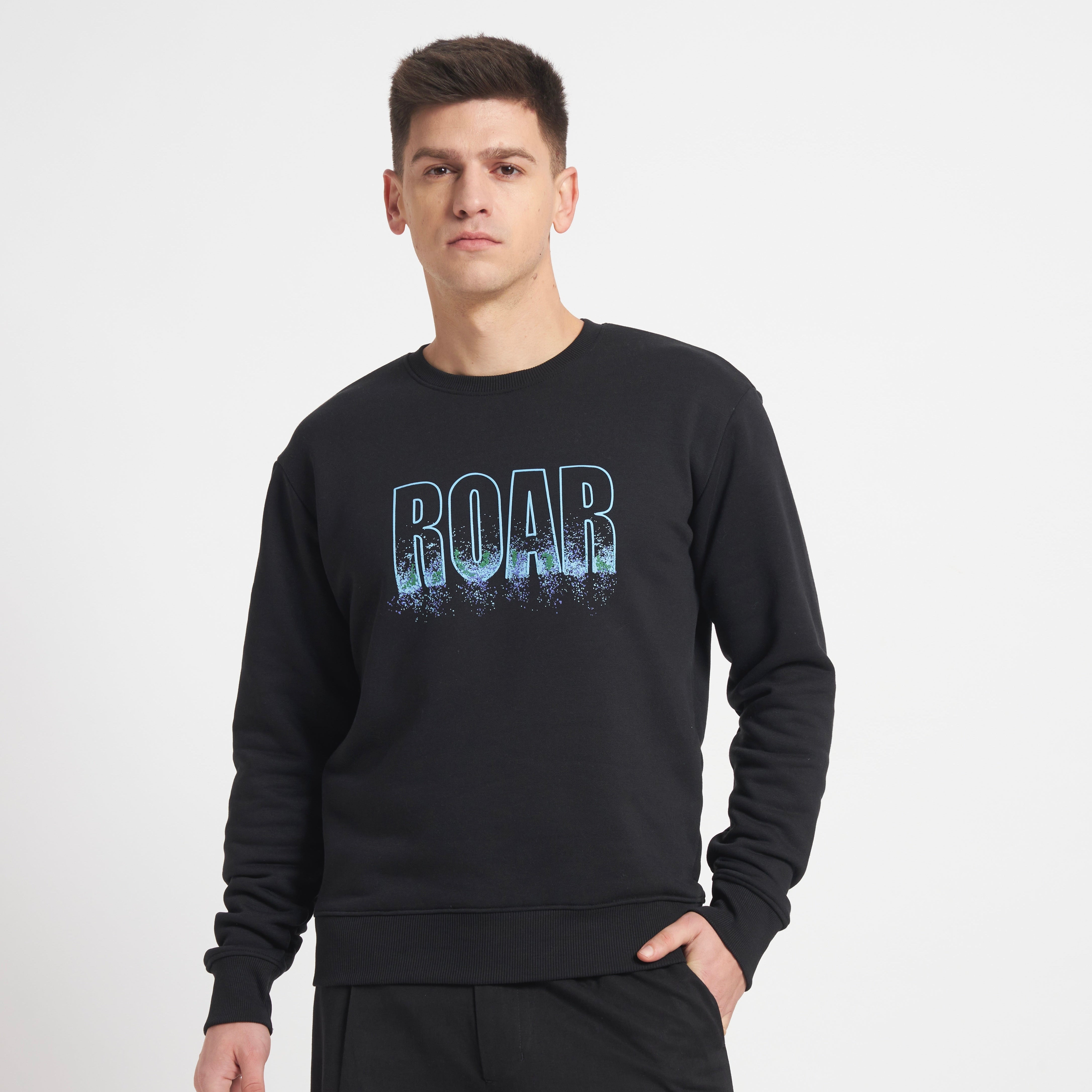 The Galaxy Dust Sweatshirt Black