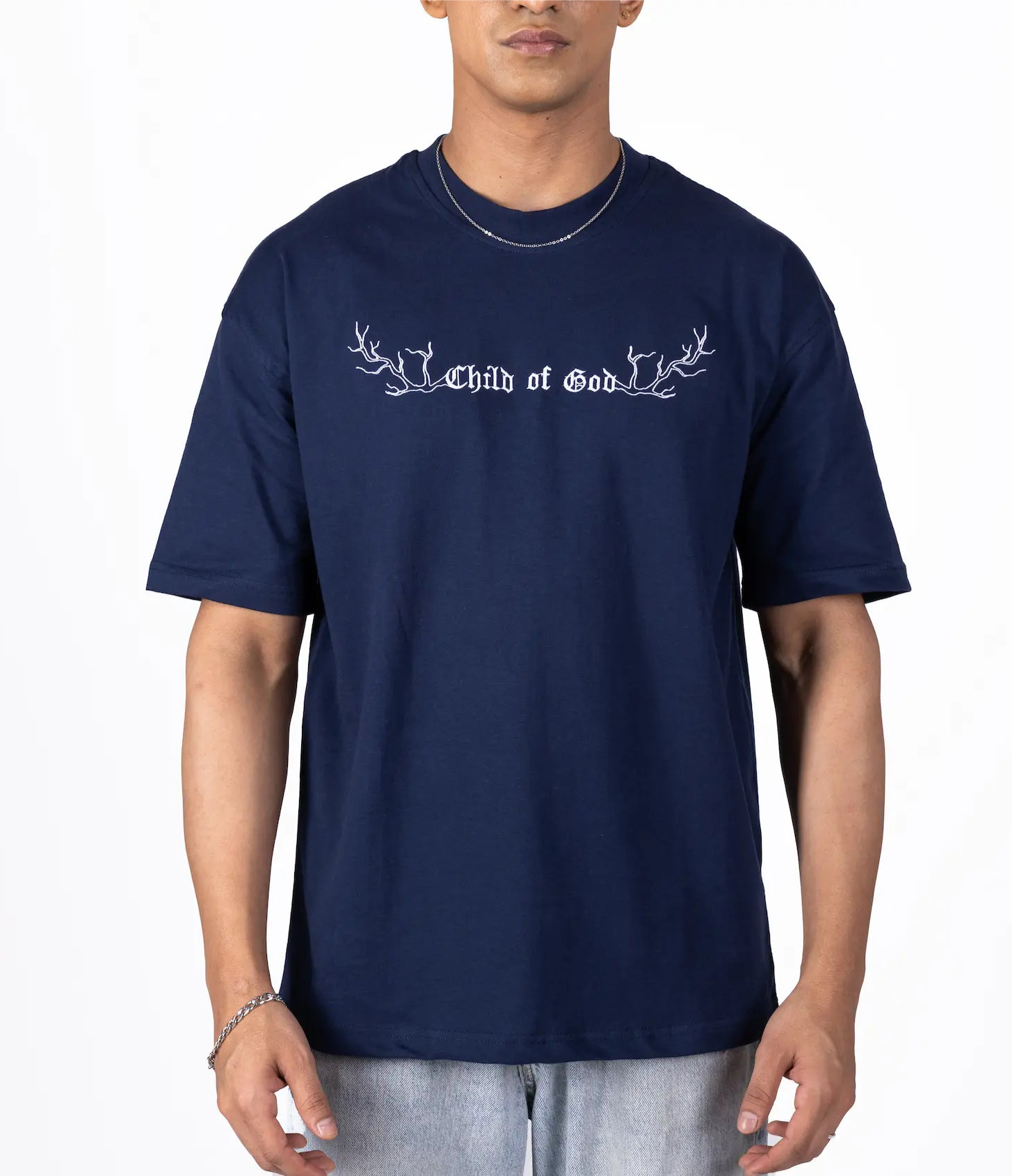 CHILD OF GOD COTTON JERSEY T-SHIRT