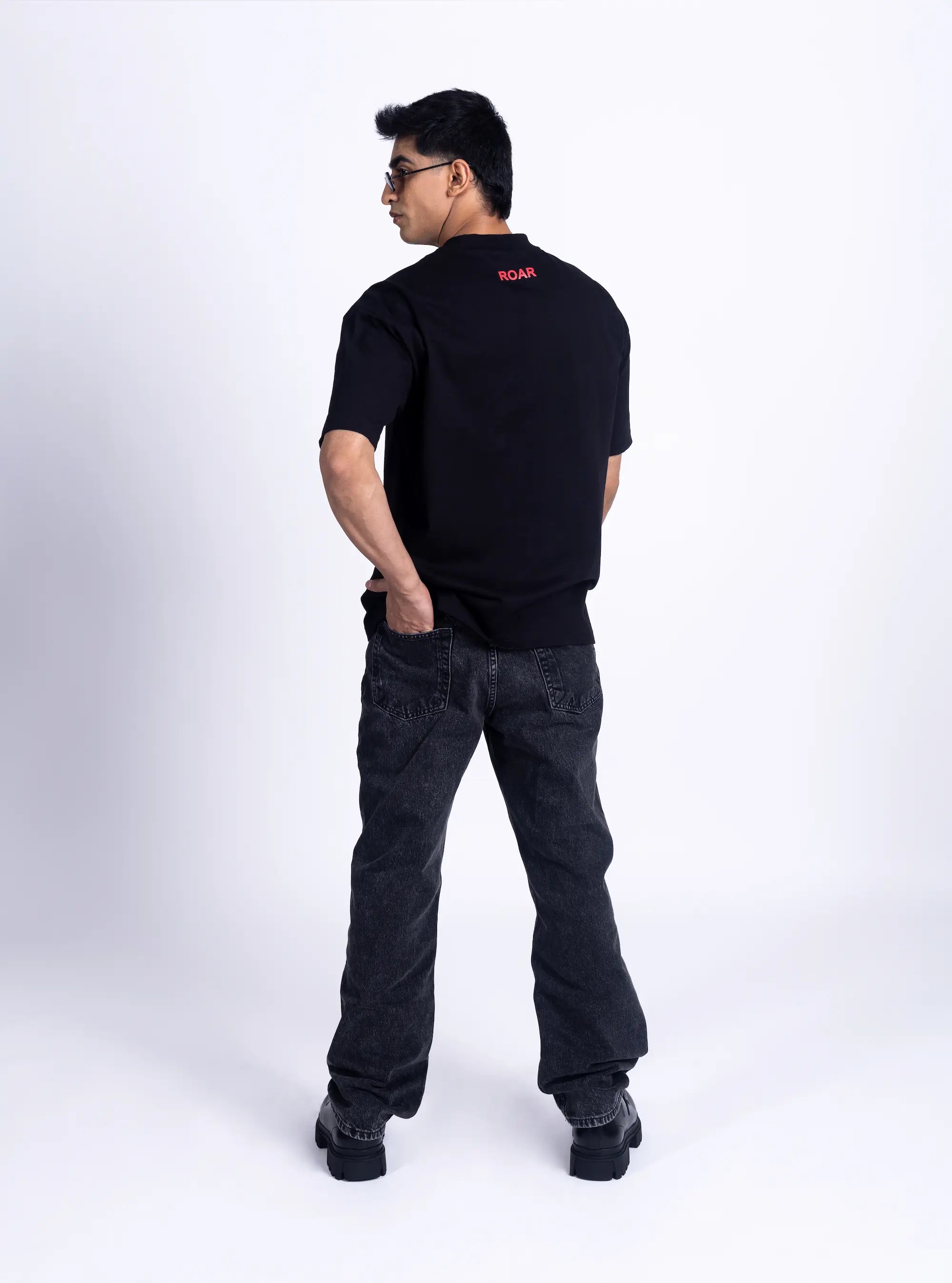 CROWNED PANTHER COTTON JERSEY T-SHIRT