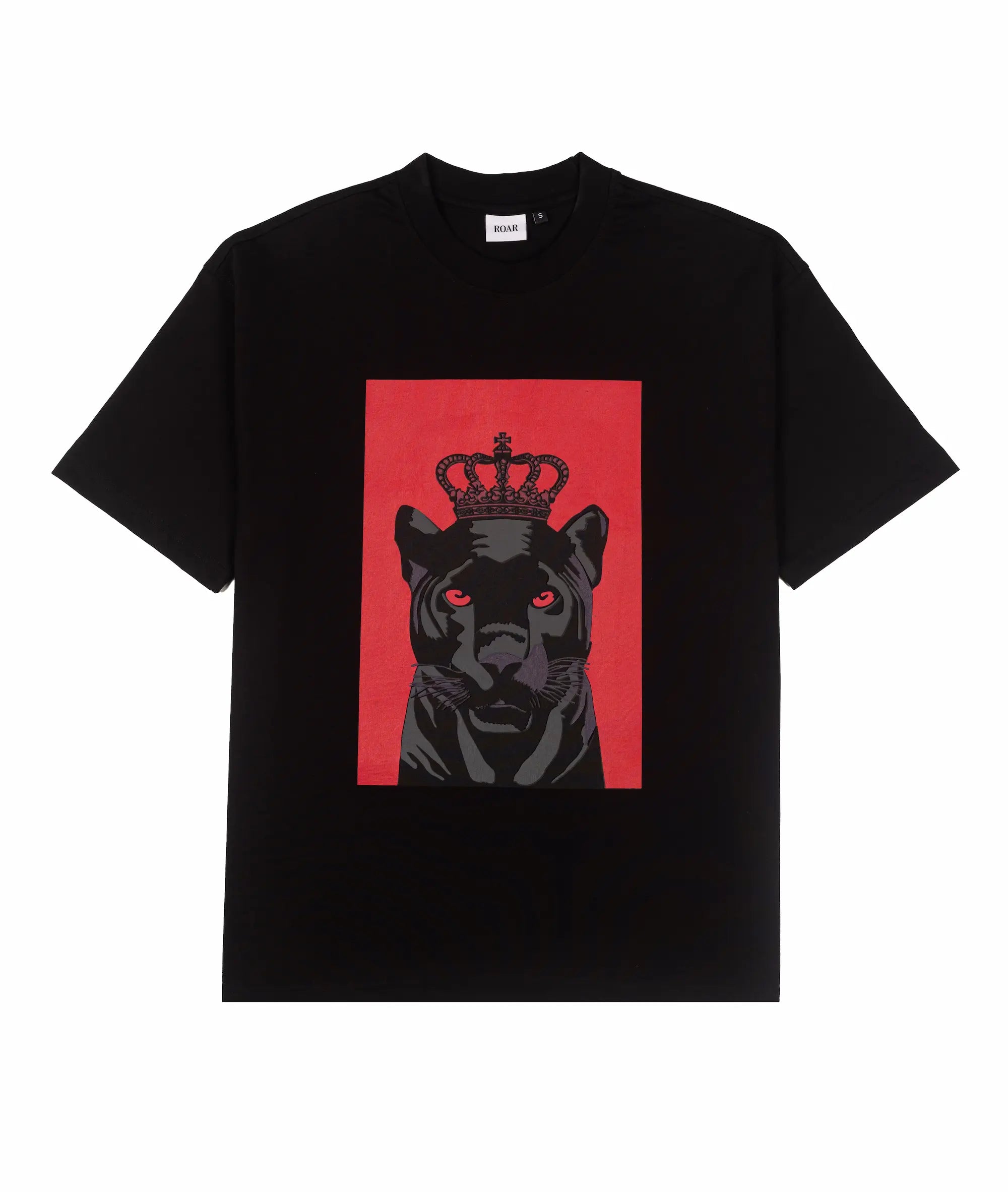 CROWNED PANTHER COTTON JERSEY T-SHIRT