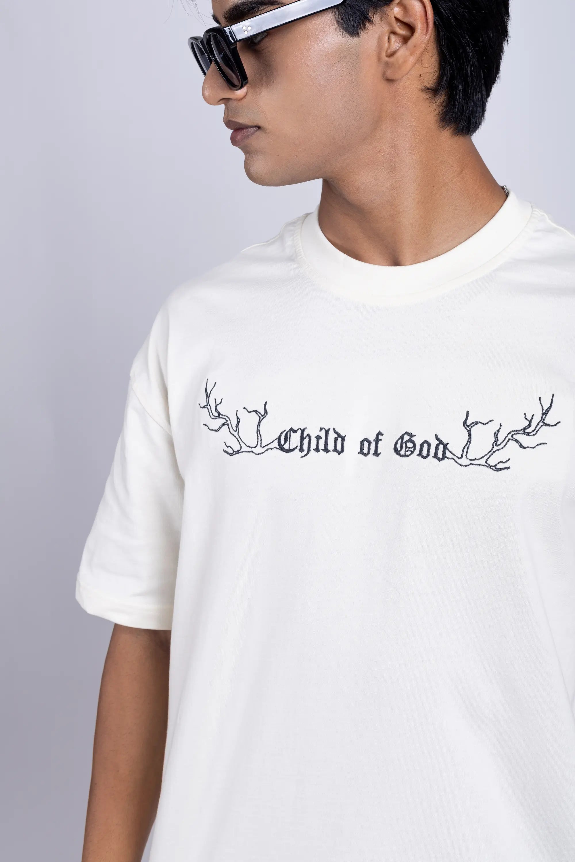 CHILD OF GOD COTTON JERSEY T-SHIRT