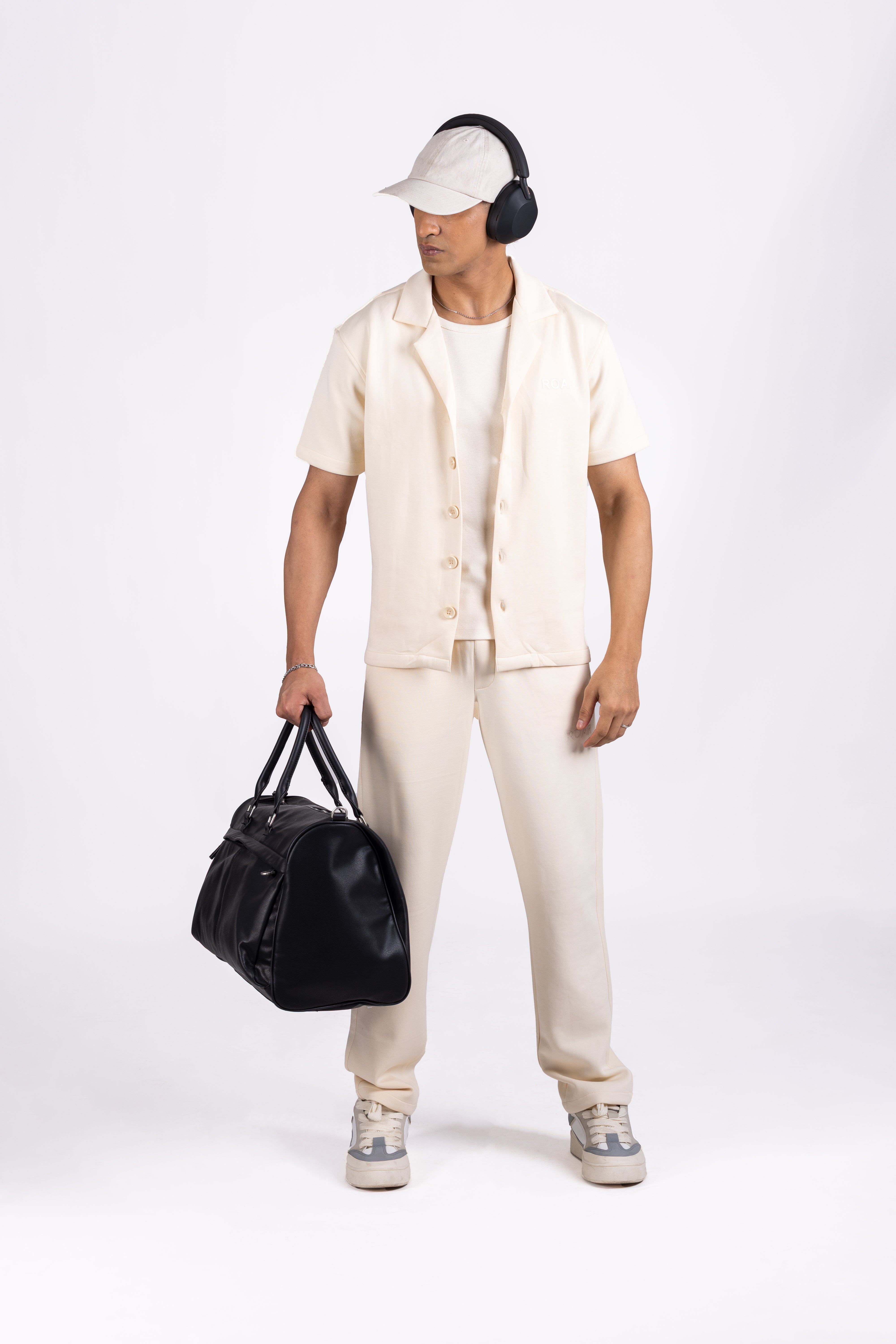 INTERLOCK BLEND RESORT COLLAR SHIRT