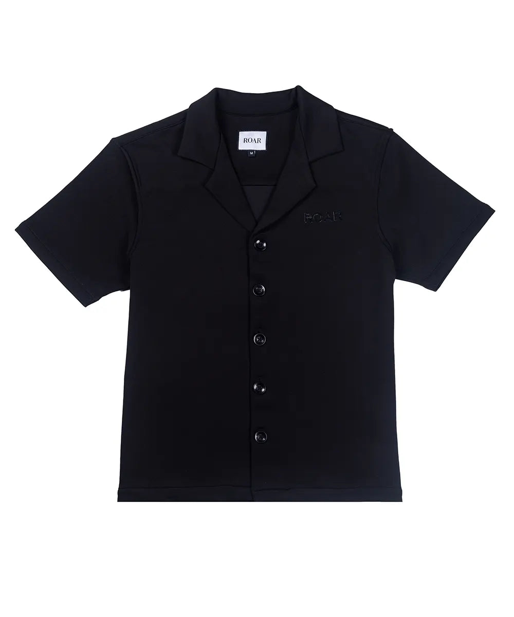 INTERLOCK BLEND RESORT COLLAR SHIRT
