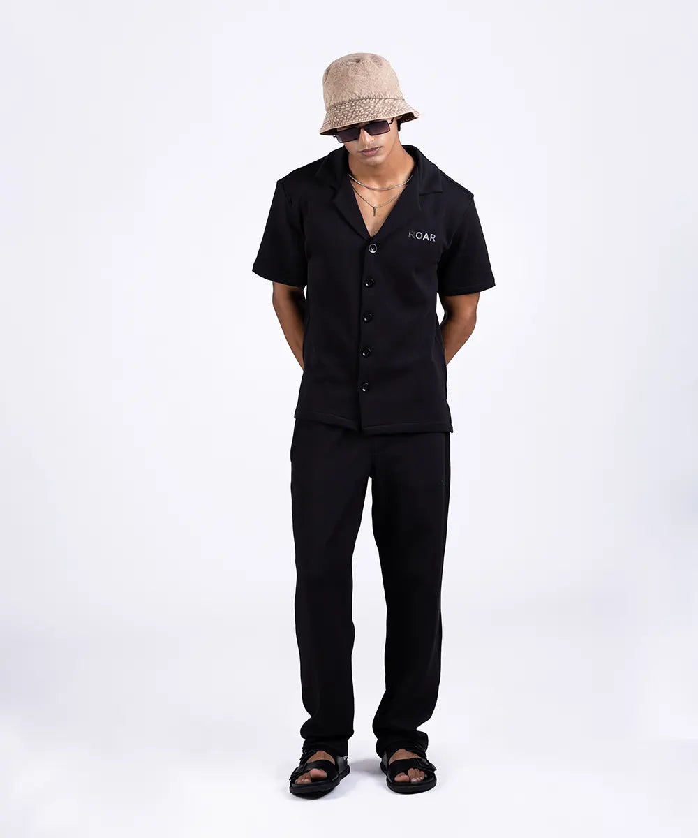 INTERLOCK BLEND RESORT COLLAR SHIRT