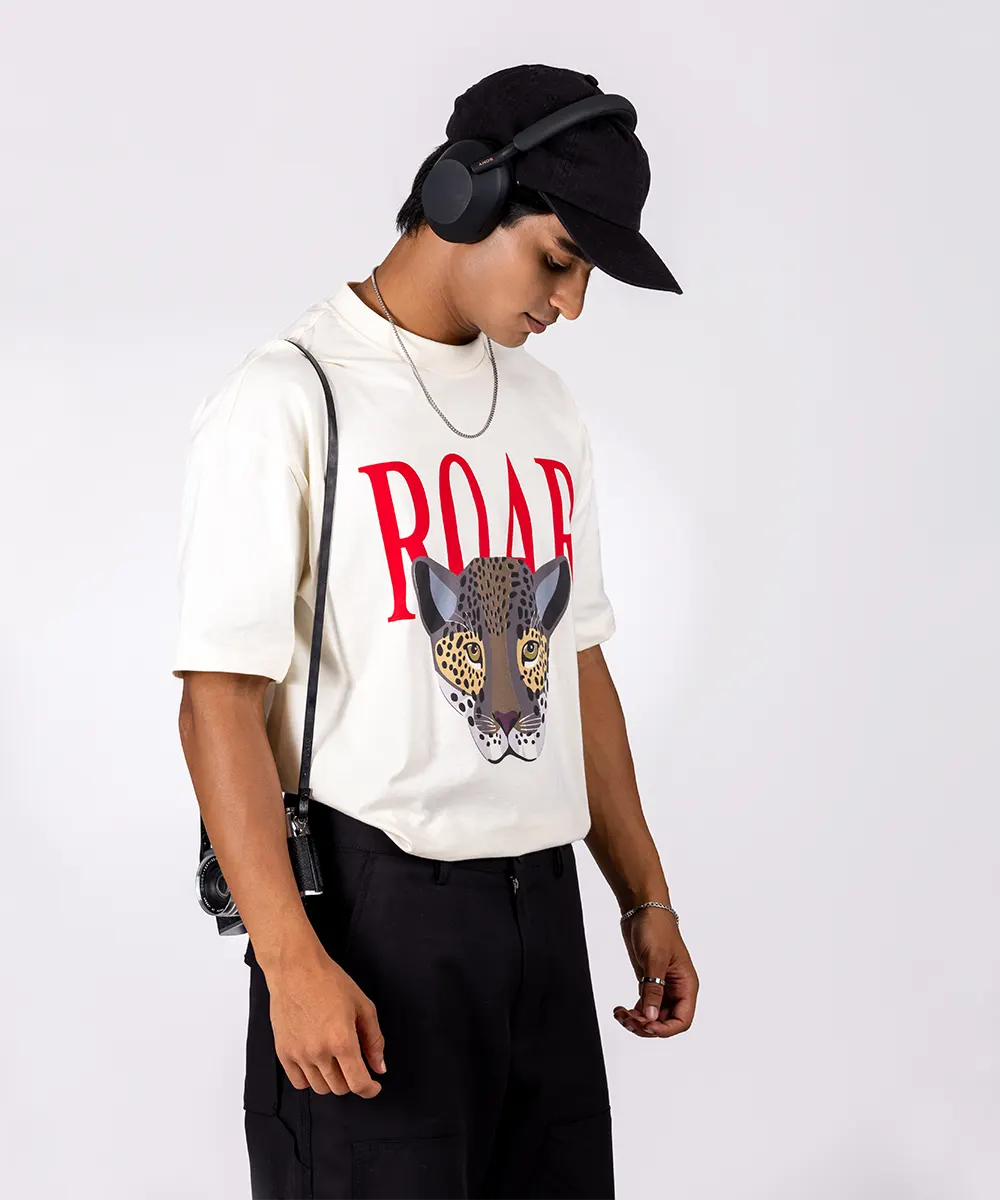 LEOPARD COTTON JERSEY T-SHIRT