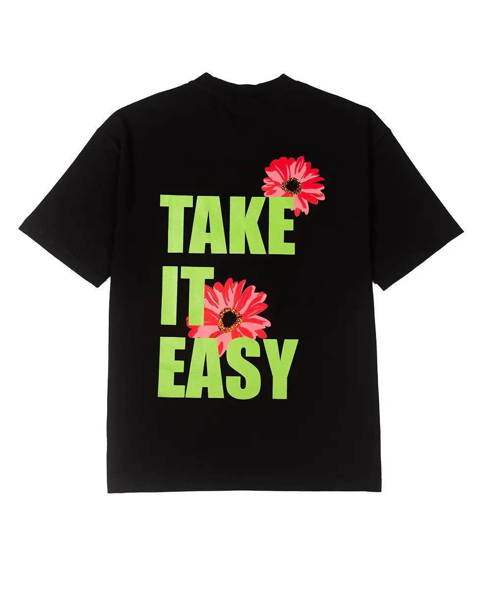 TAKE IT EASY COTTON JERSEY T-SHIRT