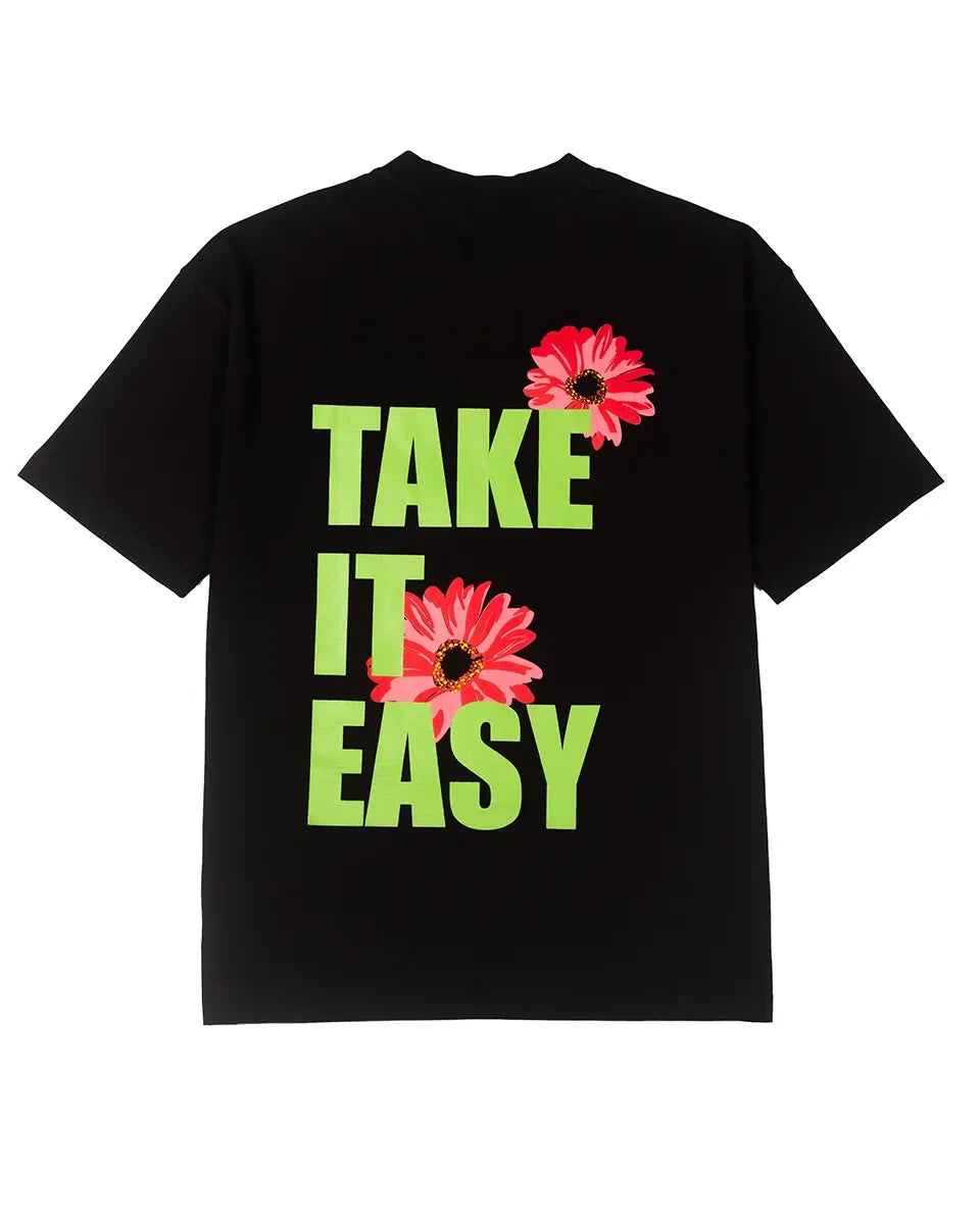 TAKE IT EASY COTTON JERSEY T-SHIRT