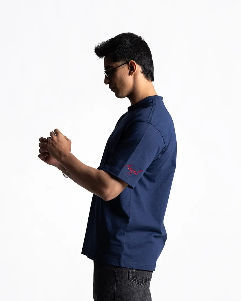 ANGEL/DEVIL COTTON JERSEY T-SHIRT