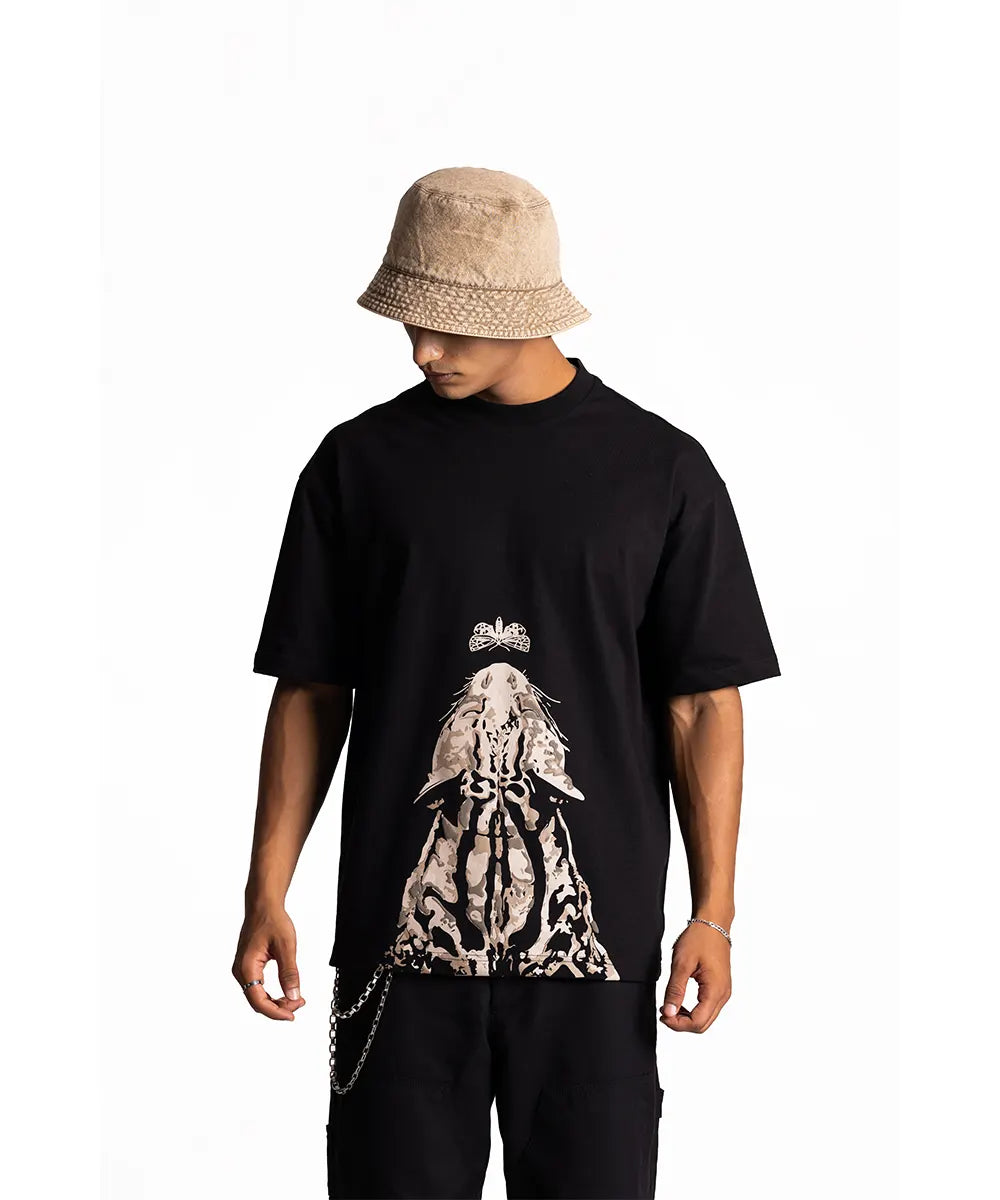 Fly-Leopard Cotton Jersey T-Shirt