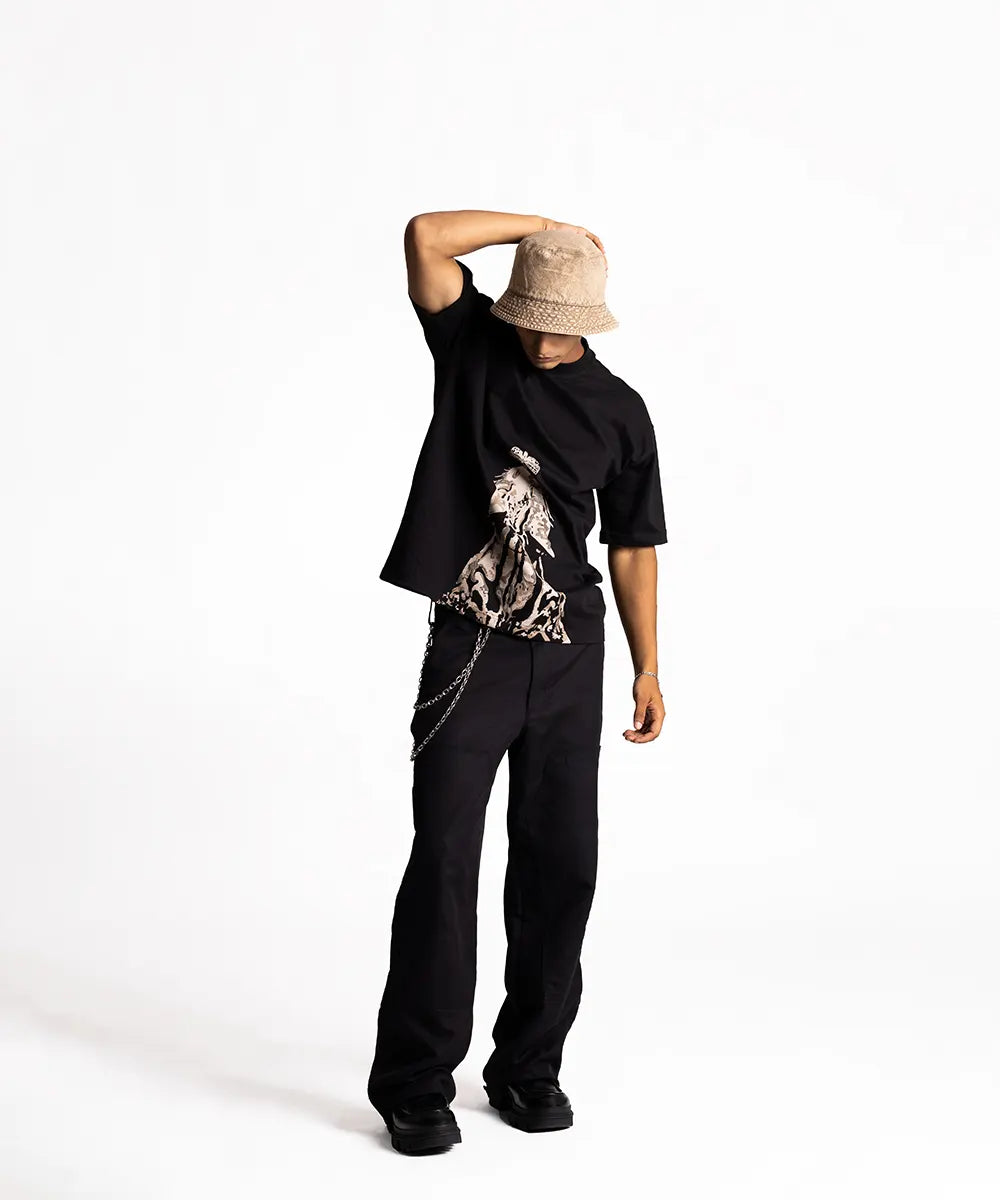 Fly-Leopard Cotton Jersey T-Shirt